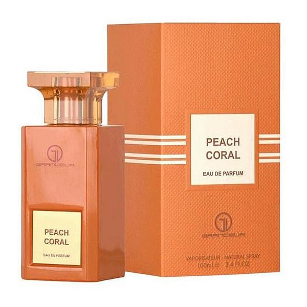 Perfume Unissex Grandeur Pêssego Coral 100ML - Elegância e Sofisticação em Cada Fragrância