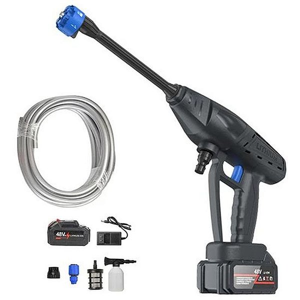 Lavadora Portátil De Alta Pressão Recarregável Satellite A-Ml8103 21V - Preto