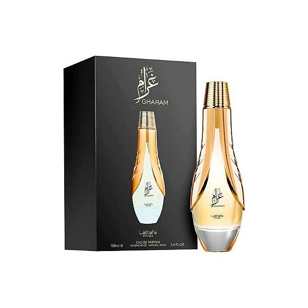 Perfume Feminino Lattafa Gharam Eau de Parfum 100ML - Fragrância Intensamente Atraente