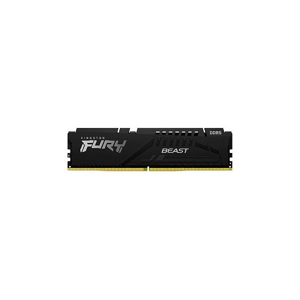 Memória RAM Kingston DDR5 8GB 5200MHz Black Fury Beast - KF552C40BB-8
