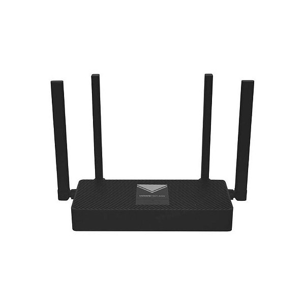 Roteador Huawei AX3S Wi-Fi 6 Dual Band 2.4GHz/5GHz com 4 Antenas - Preto
