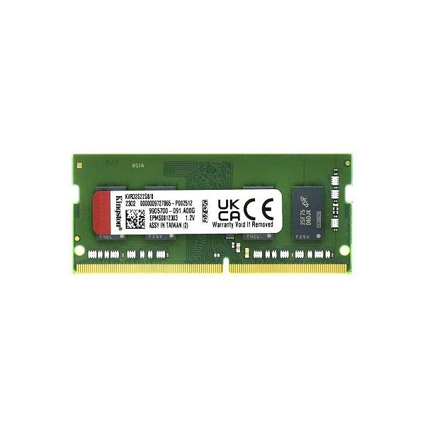 Memória RAM Kingston DDR4 8GB 3200MHz para Notebook - KVR32S22S8/8