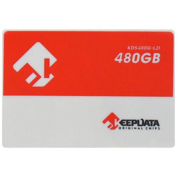 SSD Keepdata 480GB 2.5 SATA III - Leitura 500MB/s, Gravação 450MB/s, KDS480G-L21