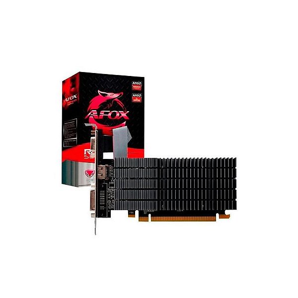 Placa de Vídeo Afox AMD R5-220 2GB DDR3 - Desempenho Confiável para Jogos e Multimídia