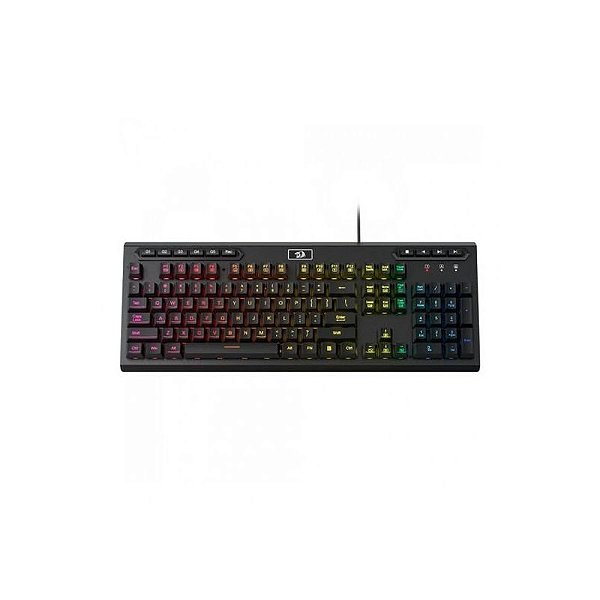 Teclado Gamer Redragon K513-RGB Aditya com Membrana Iluminada Multicolorida