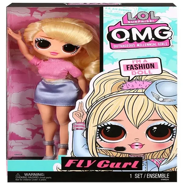Boneca De Colecionista Fly Gurl L.O.L Surpresa O.M.G.