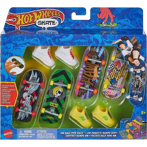 Skate Hot Wheels Mattel - Modelo HGT84/HVM14