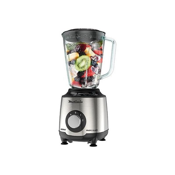 Liquidificador Molimix Pratic Glass Mlv 600 600W 1.5L 110V Prata