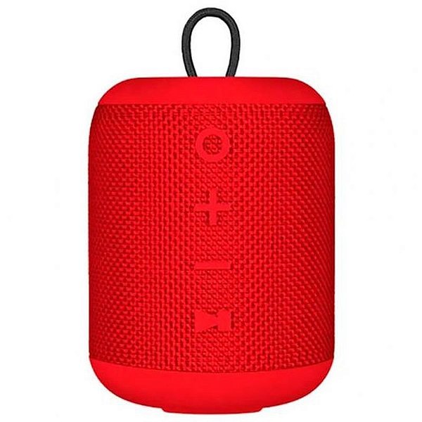 Caixa de Som Portátil Klip KBS-200RD com Bluetooth e Entrada Auxiliar - Vermelha