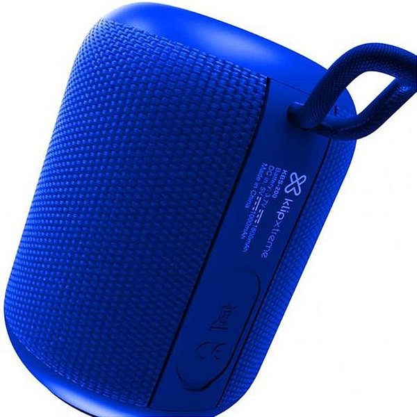 Caixa de Som Bluetooth Klip KBS-200BL com Entrada Auxiliar e Bateria Recarregável - Azul