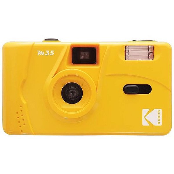Câmera Kodak M35 Amarela com Lente de 31MM - Fotografia Analógica de Alta Qualidade