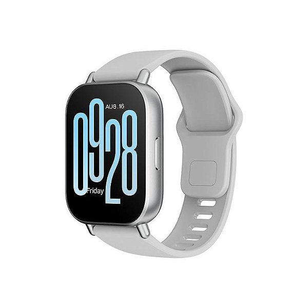 Relógio Inteligente Xiaomi Redmi Watch 5 Ativo M2351W1 com Bluetooth - Prata Fosca