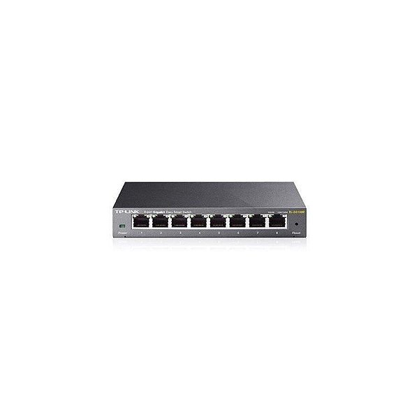Hub TP-Link TL-SG108E 8 Portas Switch Gigabit Não Gerenciável