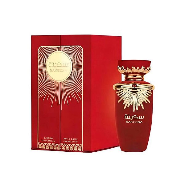 Perfume Feminino Lattafa Sakeena Eau de Parfum 100ML - Elegância e Sofisticação