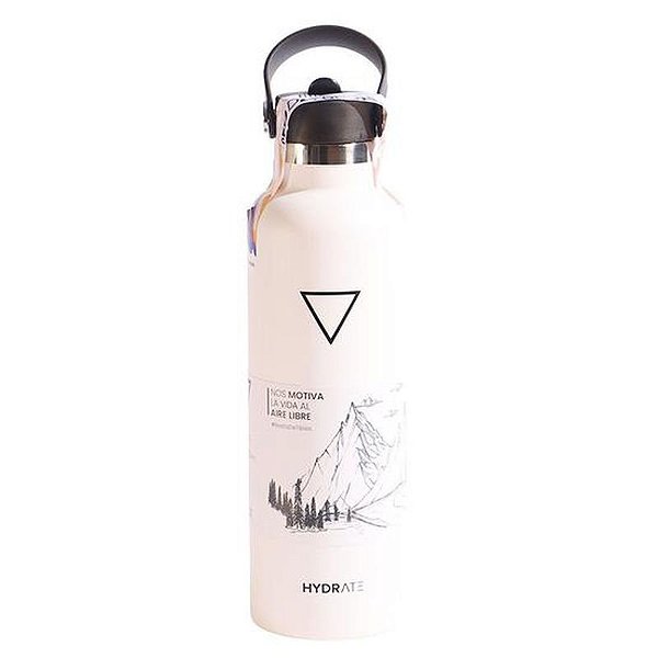 Garrafa Térmica Hidratante 710 ML Branca