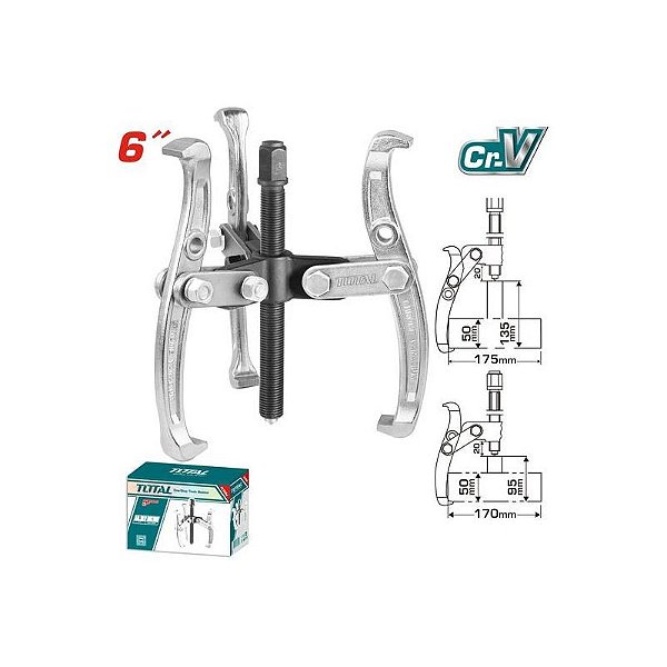 Extrator de Engrenagens THTGP366 com 3 Mordazas - Alta Performance e Durabilidade