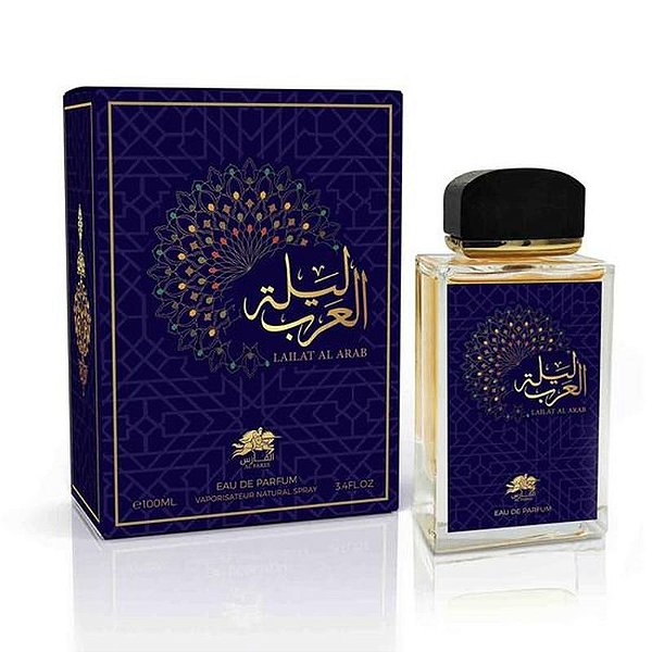 Perfume Unissex Al Fares Lailat Al Arab - 100ML - Elegância e Sofisticação para Todos
