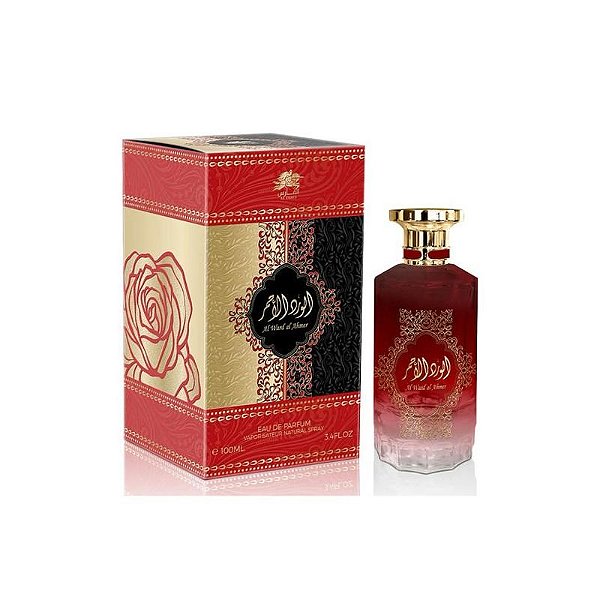 Perfume Al Fares Ward Ahmer Eau de Parfum 100ML - Elegância e Sofisticação em Cada Detalhe