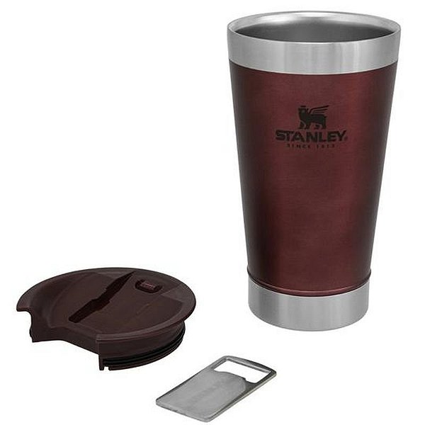 Copo Térmico Stanley Classic Pint para Cerveja 473ML - Bordô