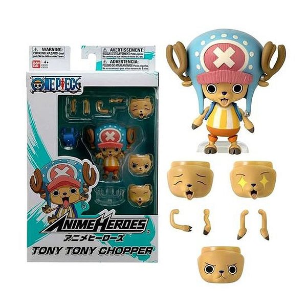 Boneco Colecionável Bandai de Chopper - One Piece