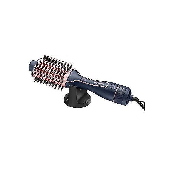 Escova Secadora Mondial Infrared 2000W 2 em 1 - Azul e Ouro Rose