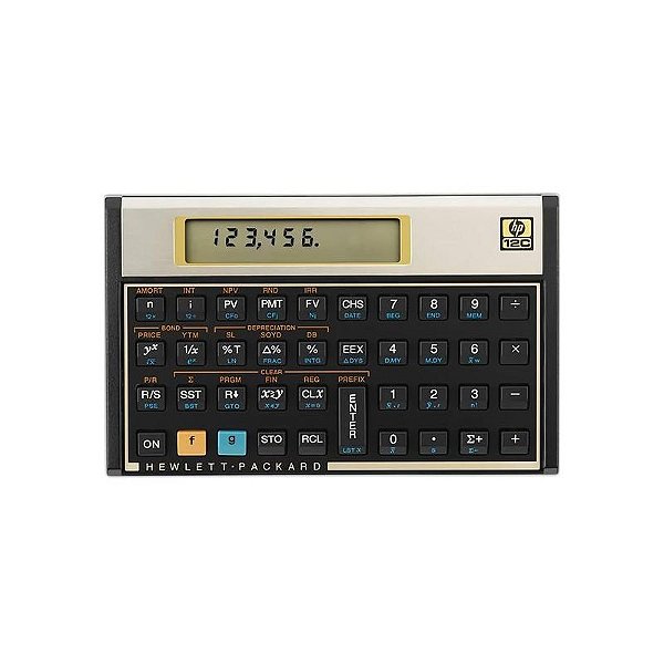 Calculadora Financeira HP 12C Gold em Inglês
