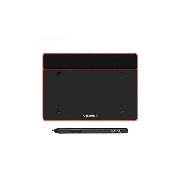 Mesa Digitalizadora XP Pen Deco Fun 6.3 x 4 - Vermelho Vibrante