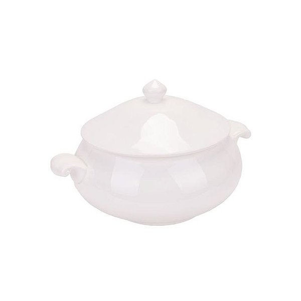 Sopera de Porcelana 30CM com Design Elegante e Sofisticado