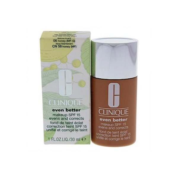 Base de Maquiagem Clinique Even Better SPF 15 na cor 06 Honey