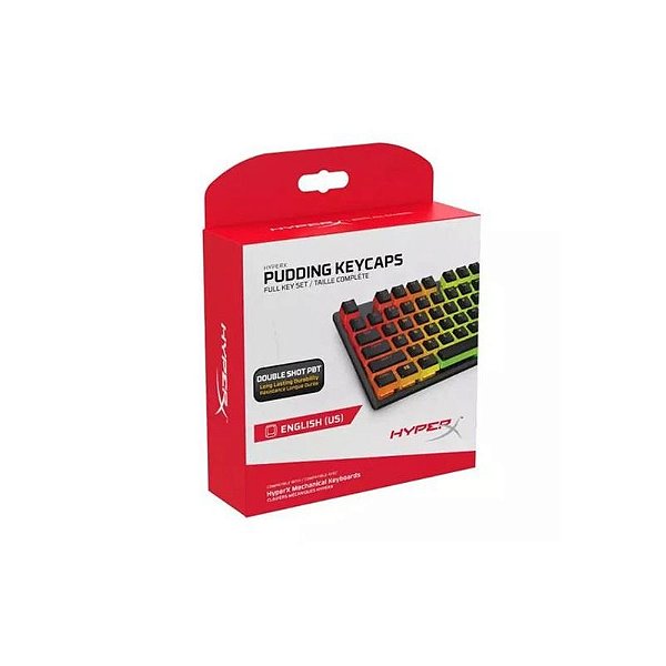 Kit de Teclas HyperX HKCPXA Bk Br G para Teclado Mecânico