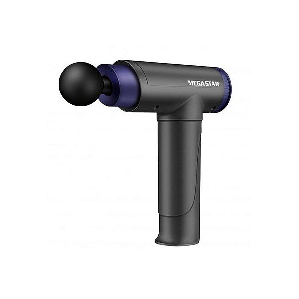 Massageador Elétrico Mega Star FMA12 Bivolt - Preto e Azul com Tecnologia Avançada