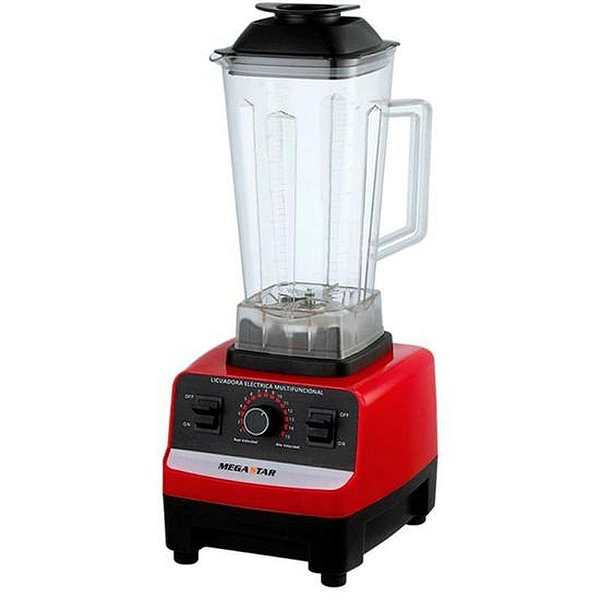 Liquidificador Profissional Megastar KC-1002R Vermelho 220V - Alta Performance e Design Moderno