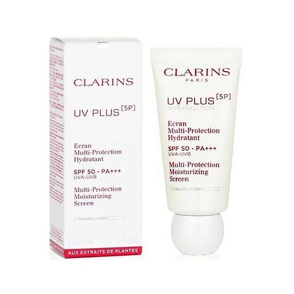 Protetor Solar Facial Clarins UV-Plus 5P Anti-Polluição SPF50 30ML