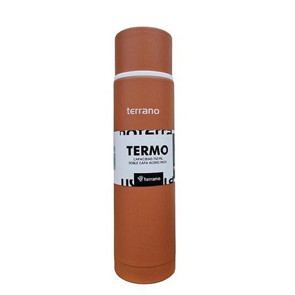 Garrafa Térmica Terrano 750ML - Cor Terracota Elegante e Durável
