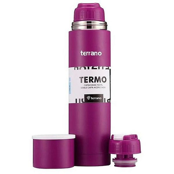 Garrafa Térmica em Aço Inox 750ML - Terrano Deep Purple