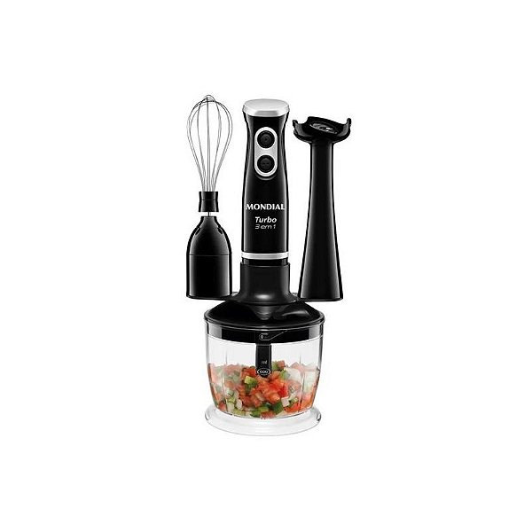 Liquidificador Mondial Turbo M-14 3 em 1 - 110V - Potência e Versatilidade na Cozinha