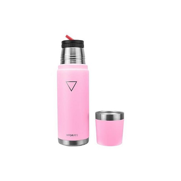 Garrafa Térmica Hydrate Bullet 915ML Rosa - Eficiente e Elegante para sua Hidratação