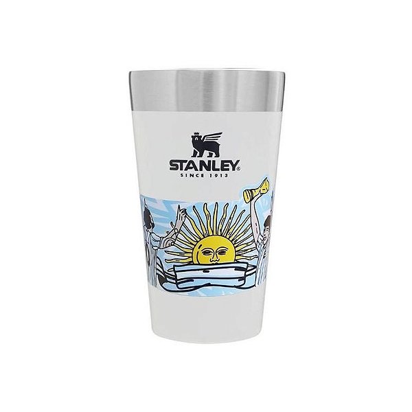 Copo Térmico Stanley Pint Clássico para Cerveja 473ML - Branco Argentinos