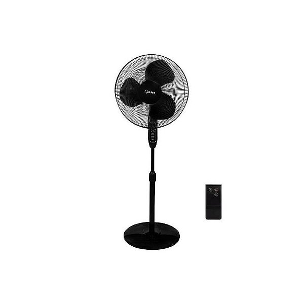 Ventilador de Coluna Midea FS40 - 40W, 3 Velocidades, Controle Remoto - Preto 220V