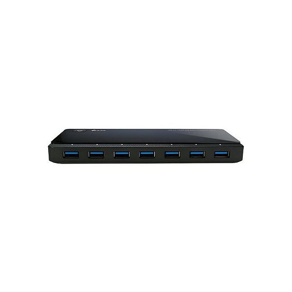Hub USB 3.0 TP-Link UH720 7 Portas - Preto com Design Moderno e Alta Performance