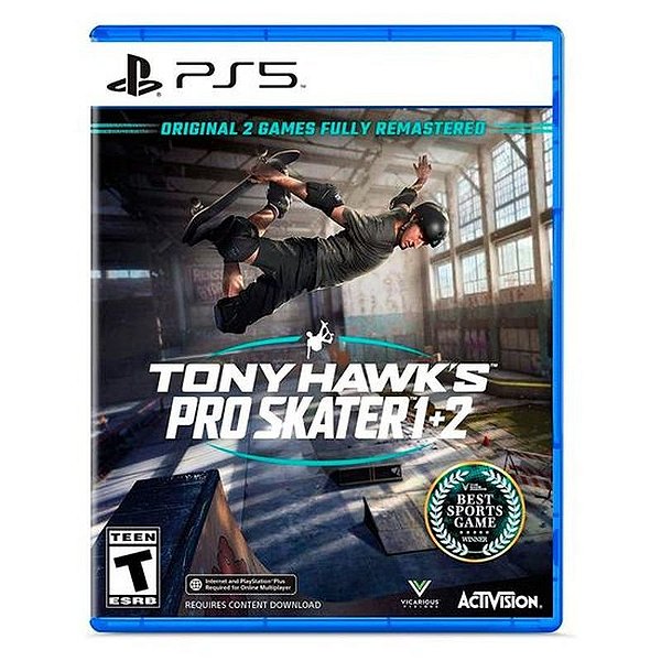 Tony Hawk's Pro Skater 1+2 - Edição para PS5