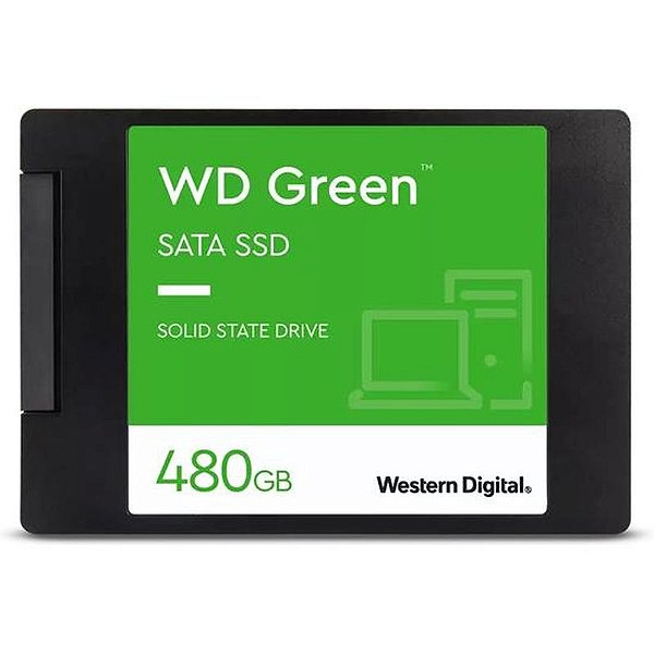 SSD Western Digital Green 480GB 2.5 SATA III - Desempenho e Confiabilidade Superior