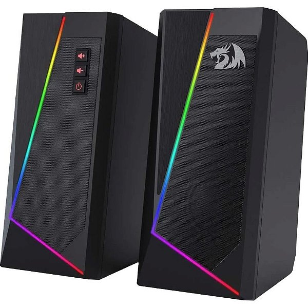 Caixa de Som Redragon GS520 Anvil - Preto - Áudio Premium e Design Moderno