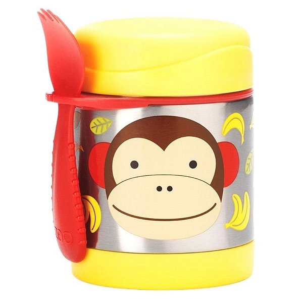 Pote Térmico Infantil Skip Hop Food Jar 325Ml - Design Macaco