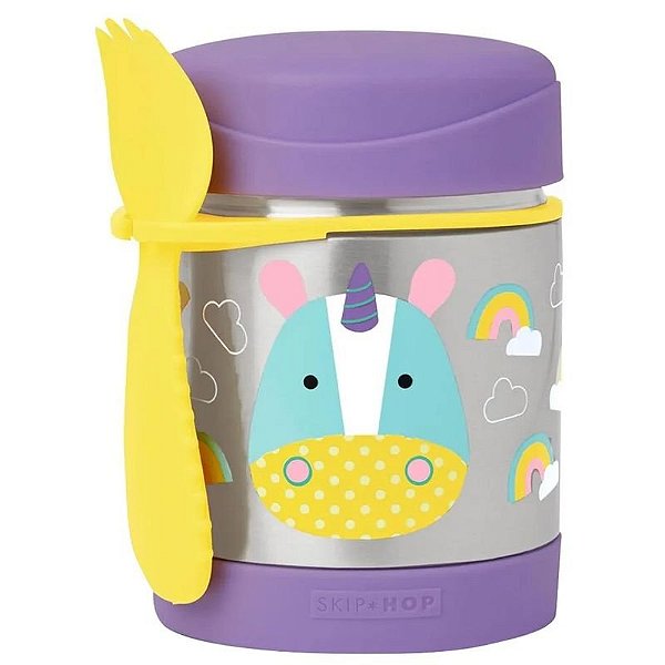 Pote Térmico Infantil Skip Hop Food Jar 325mL - Estampa Unicornio