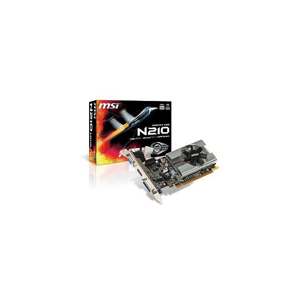 Placa De Vídeo Msi N210 1Gb Ddr3 64Bit Pci-Express 589/1080