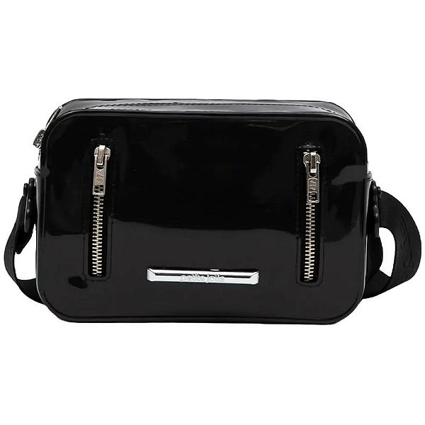 Bolsa Petit Jolie Pop Preta PJ11073 - Elegância Compacta e Moderna