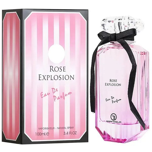 Perfume Grandeur Elite Edp 100Ml - Explosão De Rosa Feminino
