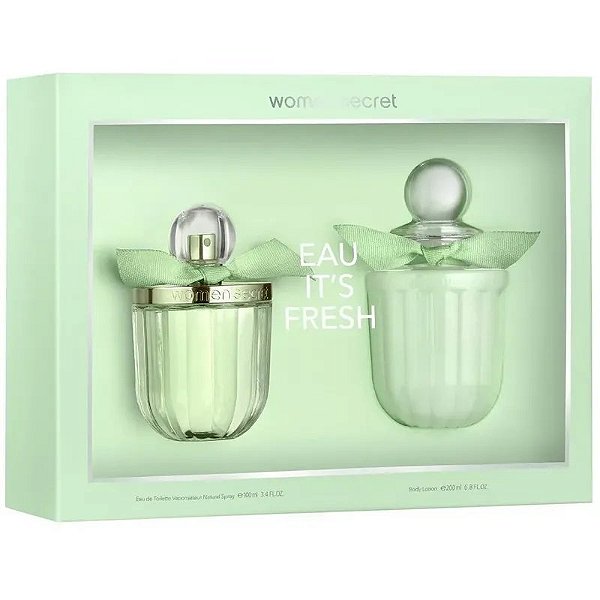 Kit Perfume e Hidratante Women'Secret Eau It's Fresh 100mL + 200mL - Perfume e Cuidado Corporal