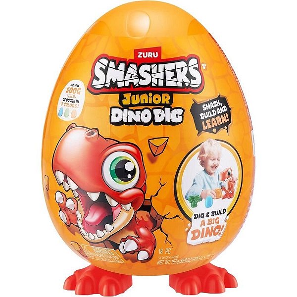 Kit de Dinossauro Smashers Junior - Escavação Zuru - 74116